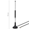 Qoltec Antena 4G LTE z podstawą magnetyczną | 5dBi | dookólna |   wewnętrzna | 600-2700 MHz | SMA | 3m